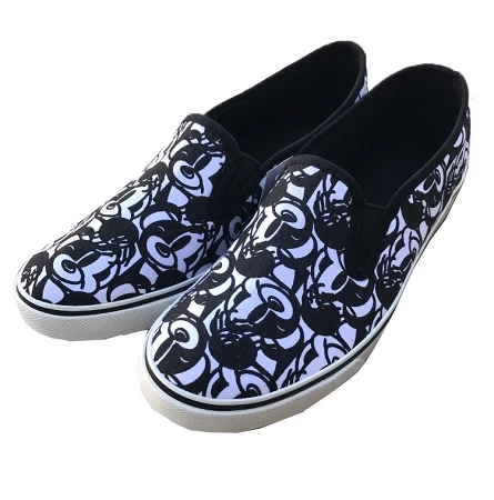 Disney Slip On Shoes - Classic Mickey Mouse Faces 3 Disney Slip On Shoes - Classic Mickey Mouse Faces