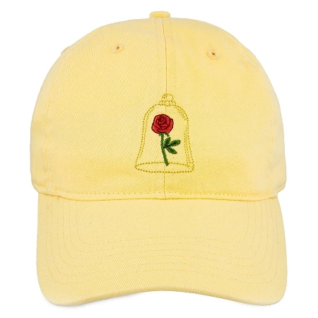 Disney Hat - Baseball Cap - Beauty And The Beast Enchanted Rose 3 Disney Hat - Baseball Cap - Beauty And The Beast Enchanted Rose