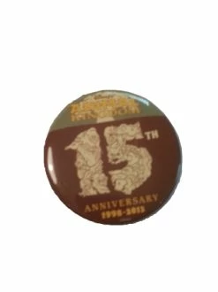 Disney Souvenir Button - Animal Kingdom 15th Anniversary