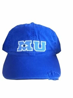 Disney Hat - Baseball Cap - Monsters University - MU - Blue