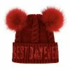 Disney Knit Hat - Minnie Pom Poms - Best Day Ever - Red -Hats Sales sc10061