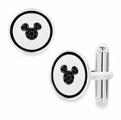 Disney Crislu Cufflinks - Mickey Mouse Icon