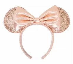 Disney Ears Headband - Minnie Mouse Glitter - Briar Rose Gold