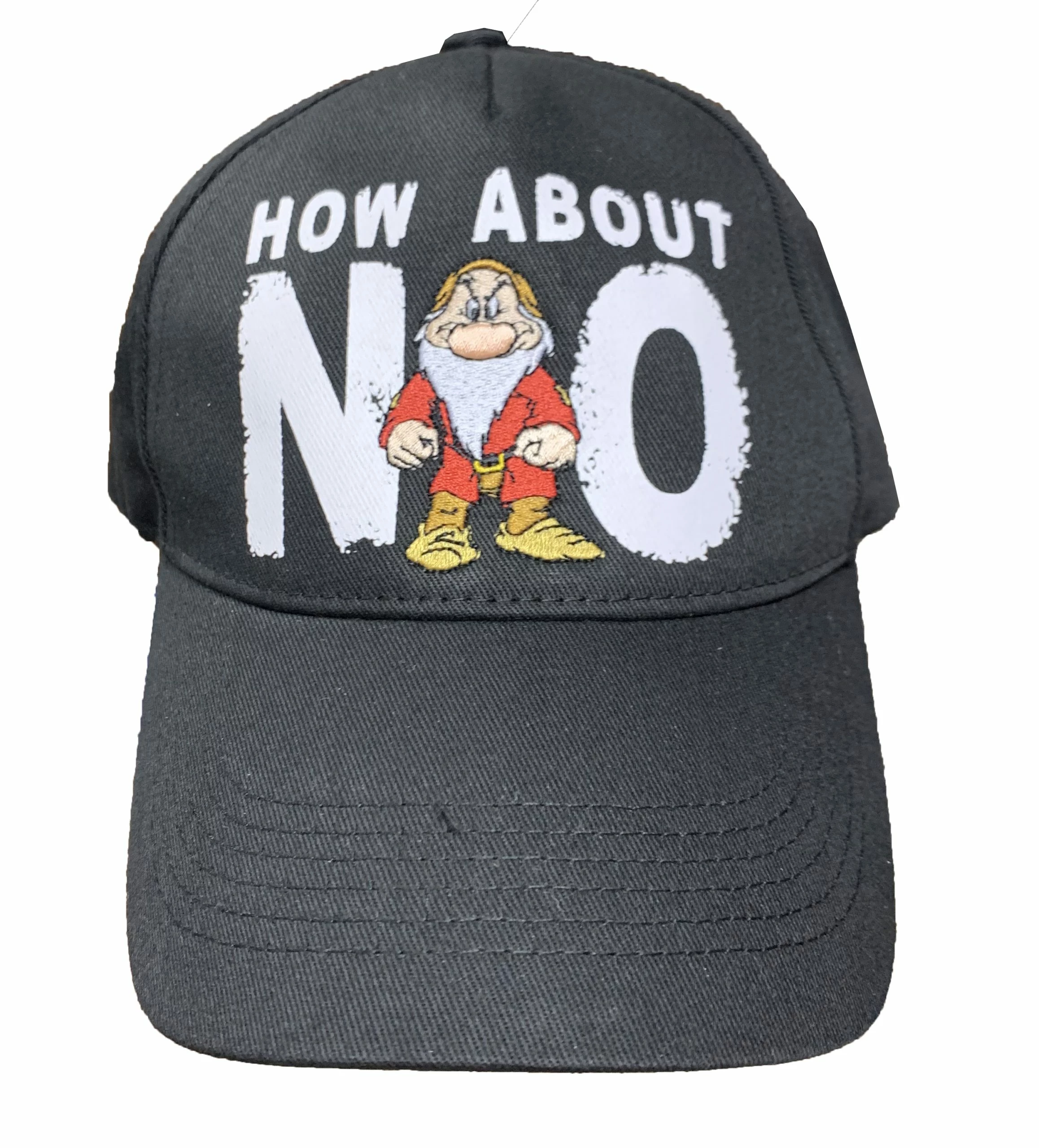 Disney Hat - Baseball Cap - Grumpy - How About No 3 Disney Hat - Baseball Cap - Grumpy - How About No