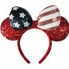 Disney Ears Headband - Minnie Mouse Americana - Red White & Blue -Hats Sales sc12699