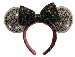 Disney Ears Headband - Minnie Mouse Rainbow Confetti