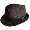 Disney Fedora Hat - Haunted Mansion - Wallpaper - Black -Hats Sales sc13156