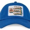 Disney Hat - Baseball Cap - Walt Disney World Logo - Blue -Hats Sales sc132120