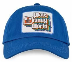 Disney Hat - Baseball Cap - Walt Disney World Logo - Blue