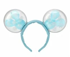 Disney Ears Headband - Mickey Mouse Snowflake Balloon - Light Up