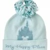 Disney Knit Pom Pom Hat - My Happy Place - Disney Parks -Hats Sales sc132695