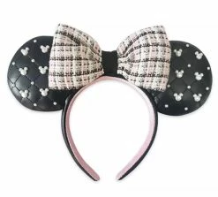 Disney Ears Headband - Minnie Mouse - Tweed & Pearl