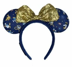 Disney Loungefly Ears Headband - 50th Anniversary - Mickey & Friends