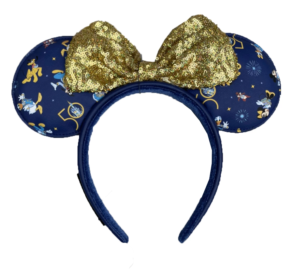 Disney Loungefly Ears Headband - 50th Anniversary - Mickey & Friends 3 Disney Loungefly Ears Headband - 50th Anniversary - Mickey & Friends