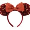 Disney Ears Headband - Holiday Minnie - Cranberry Red -Hats Sales sc151096