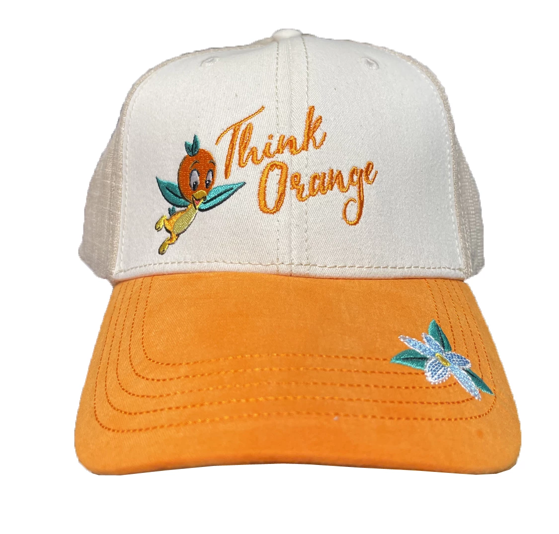 Disney Hat - Baseball Cap - 2022 Flower & Garden Festival - Orange Bird 3 Disney Hat - Baseball Cap - 2022 Flower & Garden Festival - Orange Bird