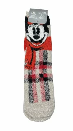 Disney Christmas Socks - Santa Minnie Mouse