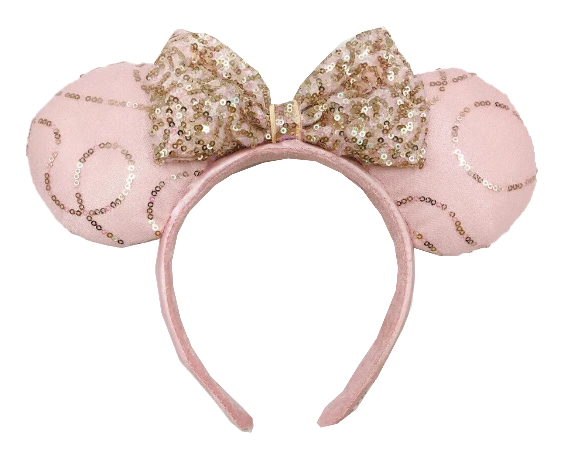 Disney Ears Headband - Minnie Mouse - Fantasy Pink Swirl 3 Disney Ears Headband - Minnie Mouse - Fantasy Pink Swirl