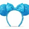 Disney Ears Headband - Minnie Mouse Sequin - Aqua -Hats Sales scp1521038
