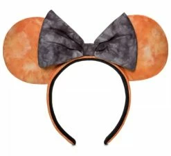 Disney Ears Headband - 2022 Halloween - Orange & Black