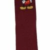 Disney Socks For Adults - Mickey Mouse - Burgundy & Blue 1 Disney Socks For Adults - Mickey Mouse - Burgundy & Blue -Hats Sales scp1521281