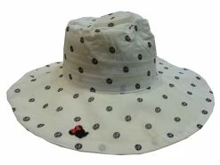 Disney Sun Hat For Women - Minnie Mouse Polka Dots - Black And White