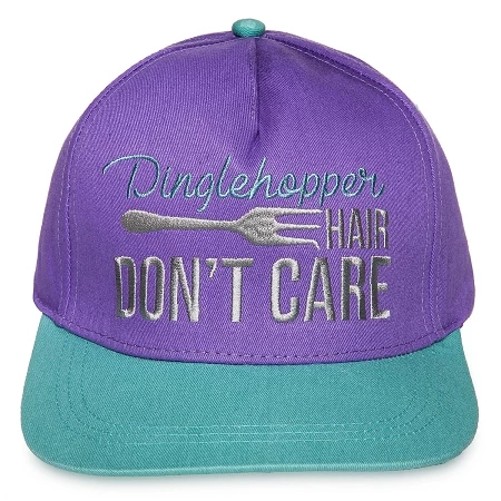 Disney Hat - Baseball Cap - Ariel - Dinglehopper Hair Don't Care 3 Disney Hat - Baseball Cap - Ariel - Dinglehopper Hair Don't Care